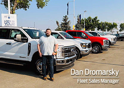 Dan Dromarsky - For Commercial Fleet Manager at City Ford Edmonton.