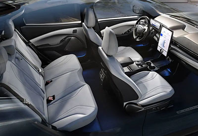 2021 Ford Mustang Mach-E SUV Interior