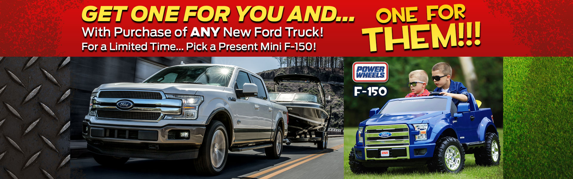 Get a Mini F-150 with New Ford Truck Purchase!