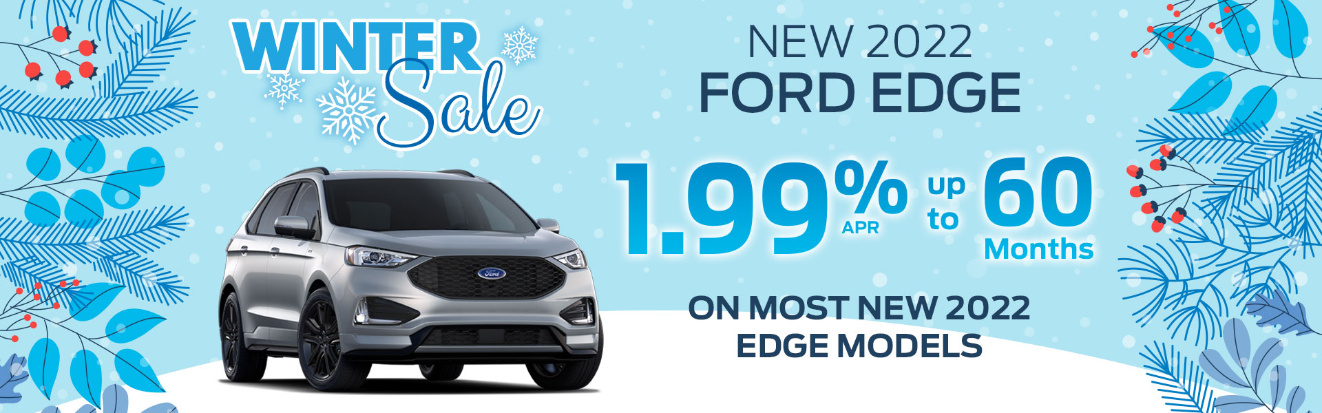 2022 Ford Edge Winter Sales Event