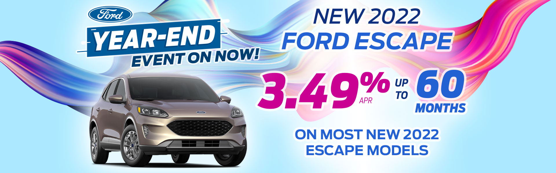 2022 Ford Escape Year End Sales Event