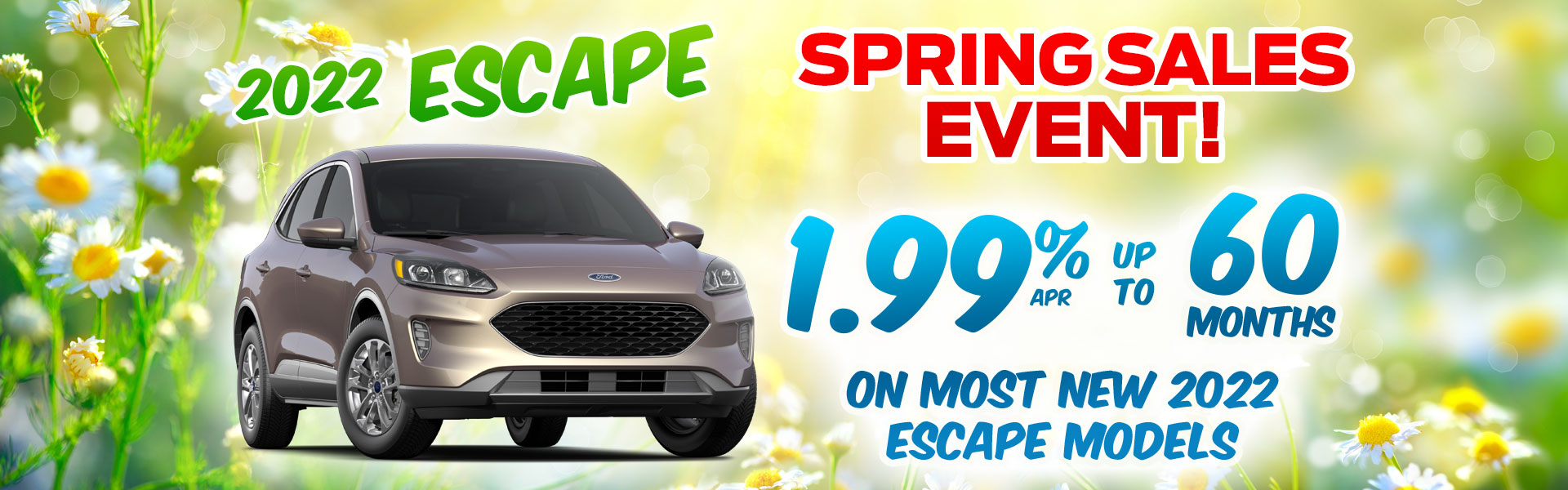 2022 Ford Escape Spring Sales Event