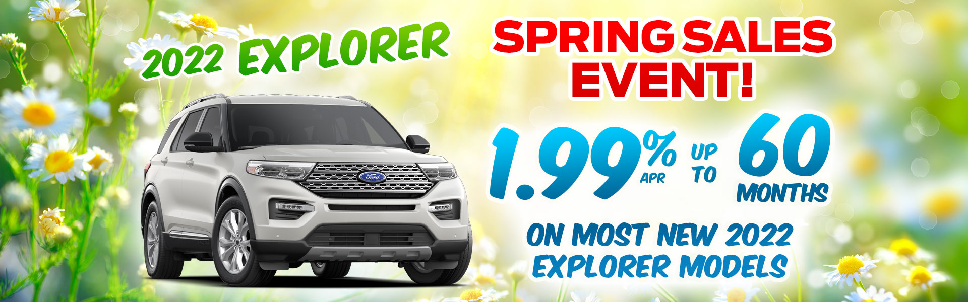 2022 Ford Explorer Spring Sales Event