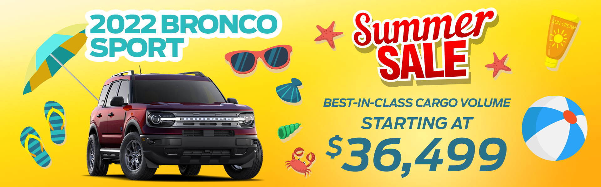 2022 Ford Bronco Sport Summer Sales Event