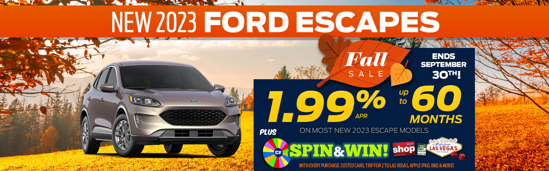 2023 Ford Escape Fall Sales Event