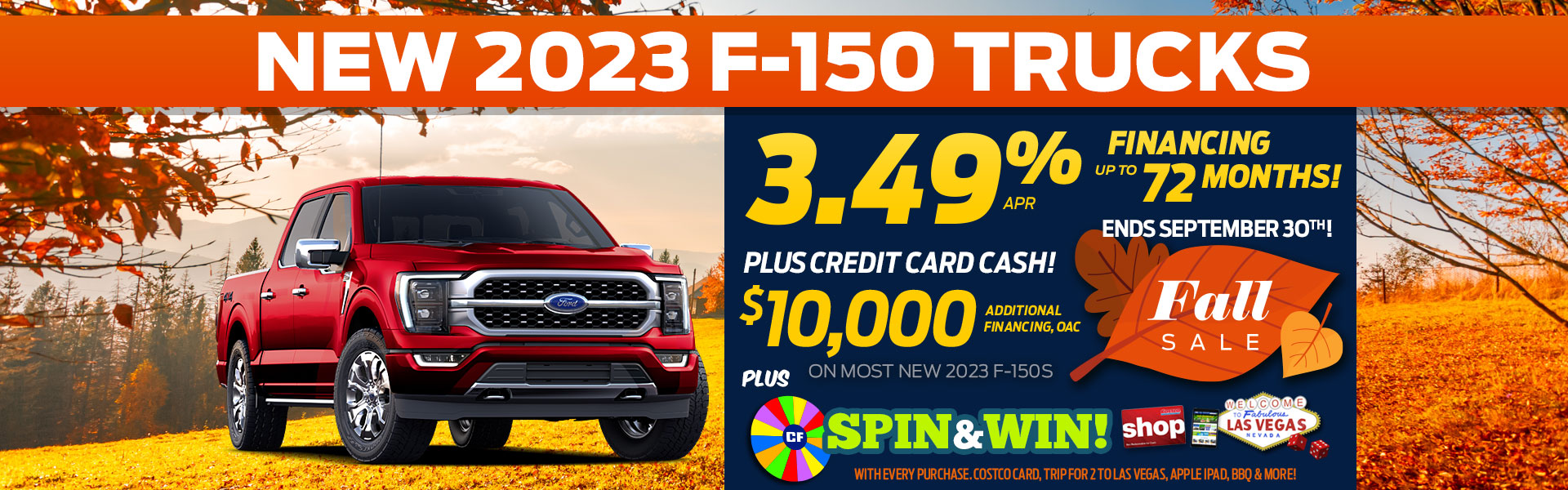 2023 Ford F-150 Fall Sales Event