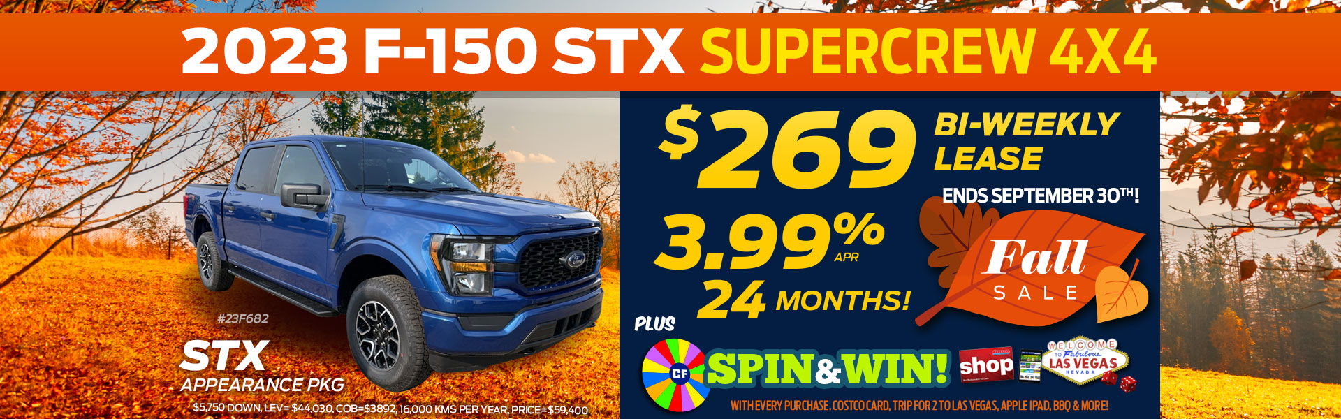 2023 Ford F-150 XLT Supercrew Fall Sale