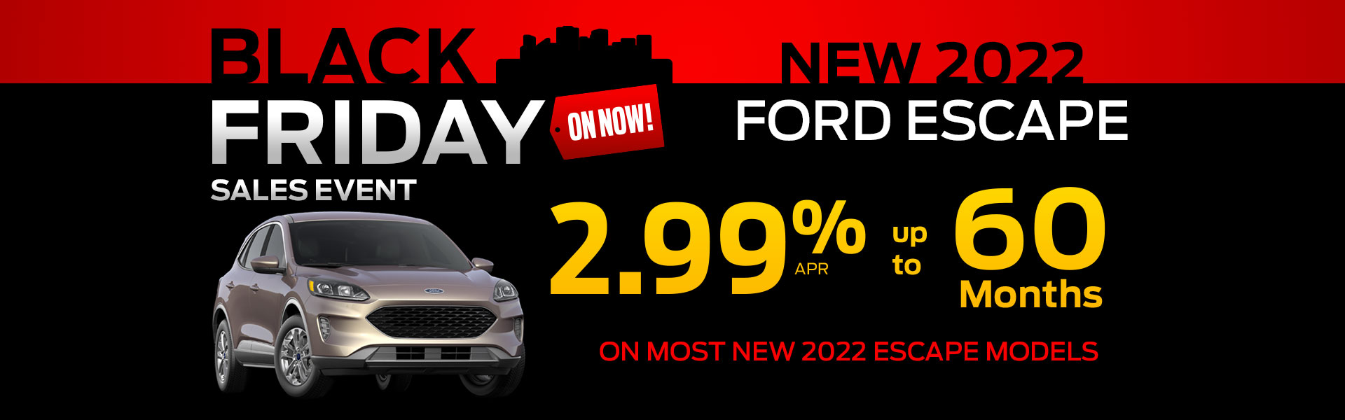 2022 Ford Escape Black Friday Sales Event