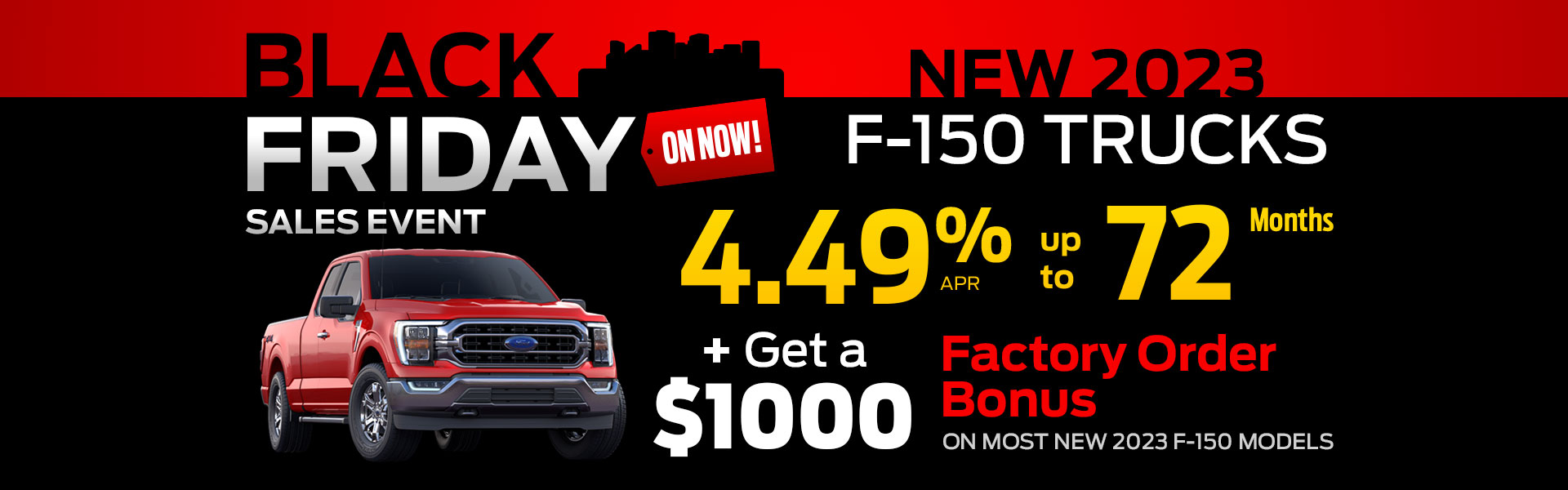2023 Ford F-150 Black Friday Sales Event