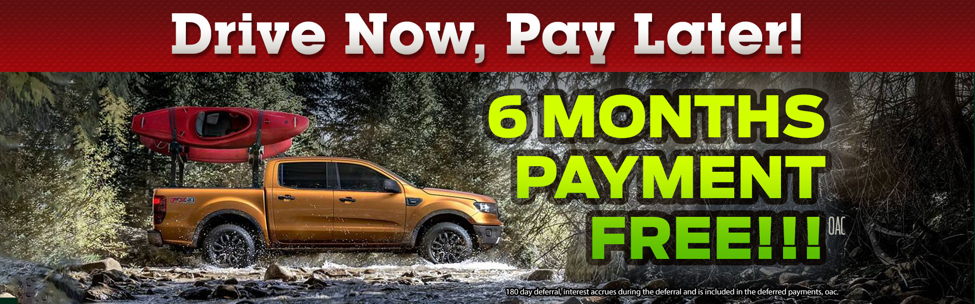 Drive Now, Pay Later!