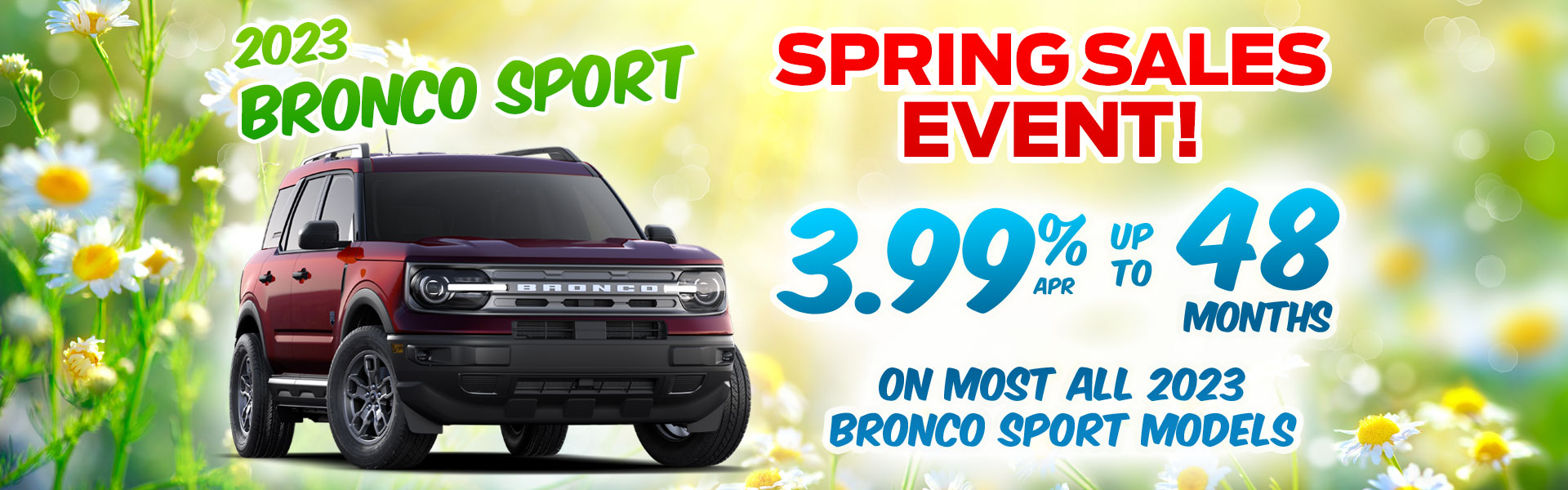 2023 Ford Bronco Sport Spring Sales Event