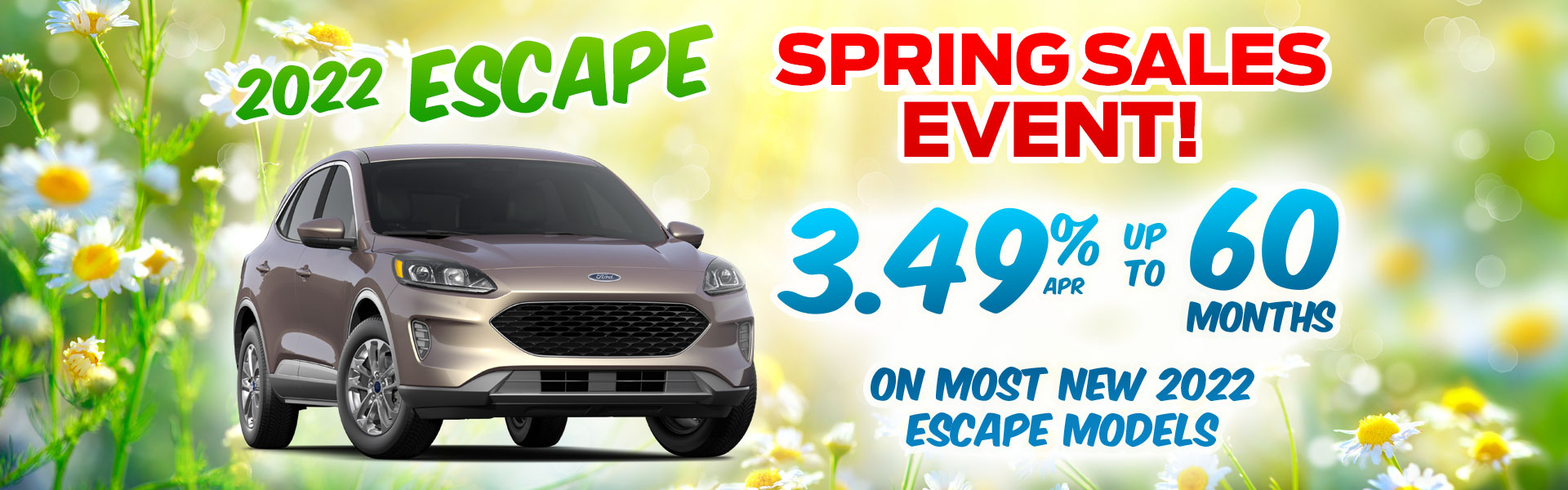 2022 Ford Escape Spring Sales Event