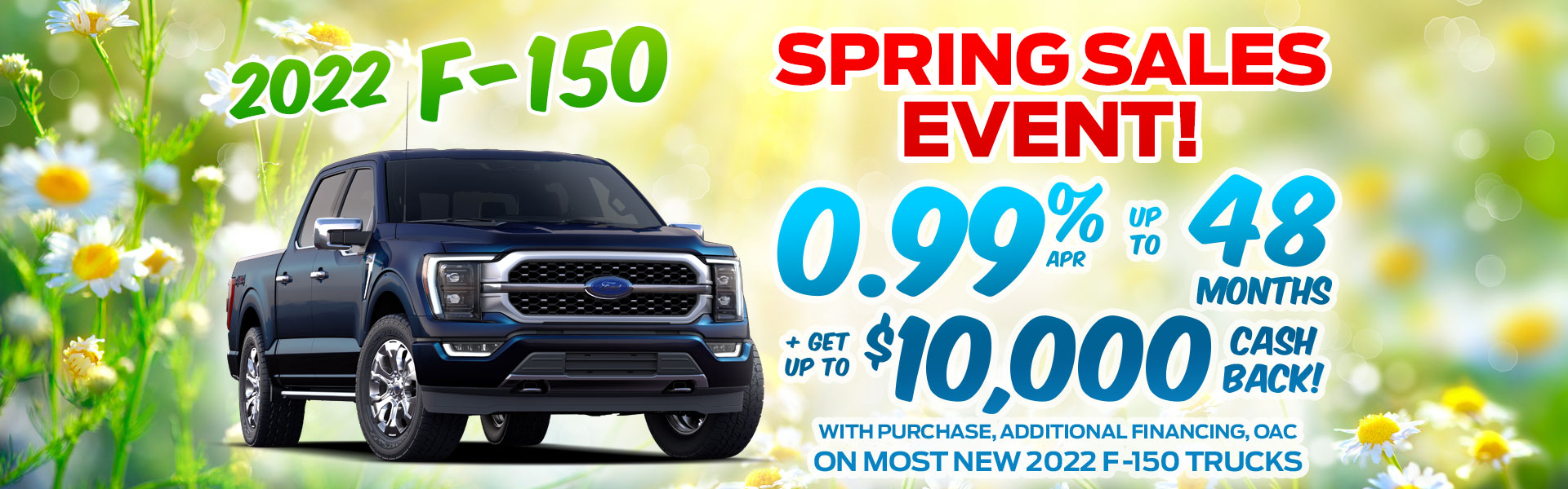 2022 Ford F-150 Spring Sales Event