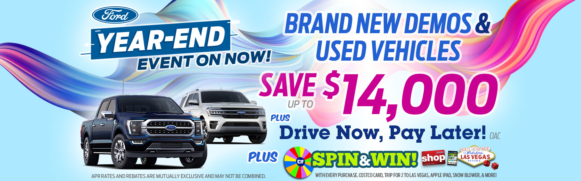 Year End New Ford Demo and Used Vehicle Sale!