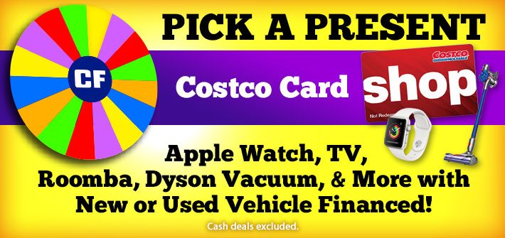 Pick A Present with New & Used Vehicle Purchases!
