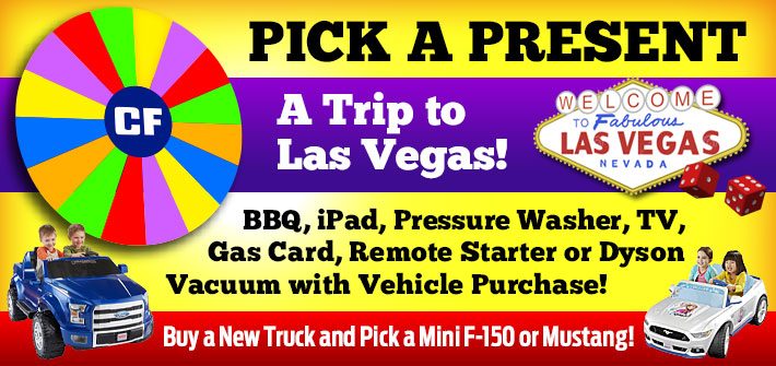 Pick A Present with New & Used Vehicle Purchases!